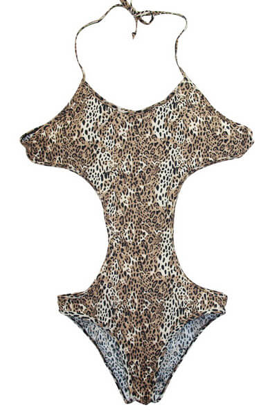 One piece monokini swimsuits