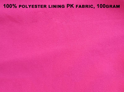 100% polyester lining PK fabric, 100gram