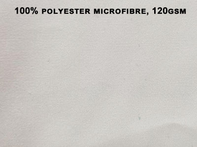 100% polyester microfibre