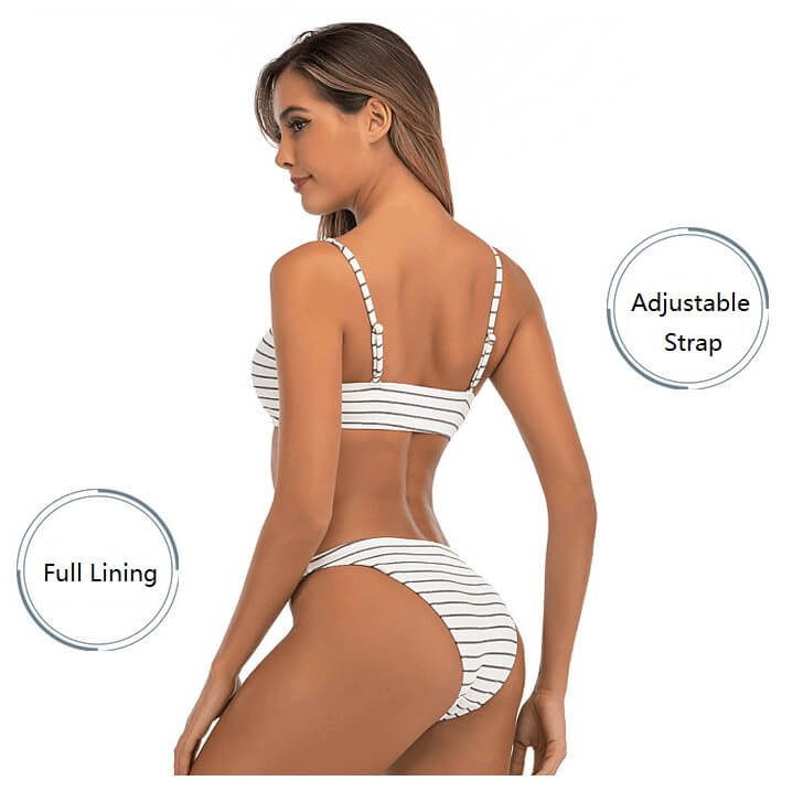 DS19023- Woman Stripe Swimsuit- (3)