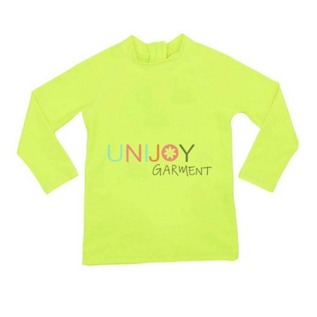 UNNC202102-Vibrant Yellow Boys Rashguard Shirts