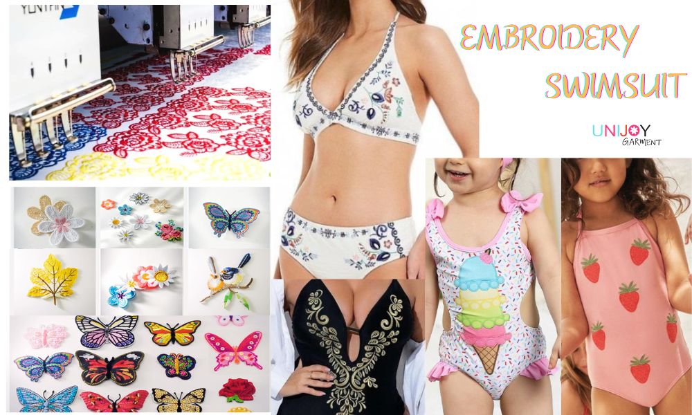 Embroidery Custom Swimwear