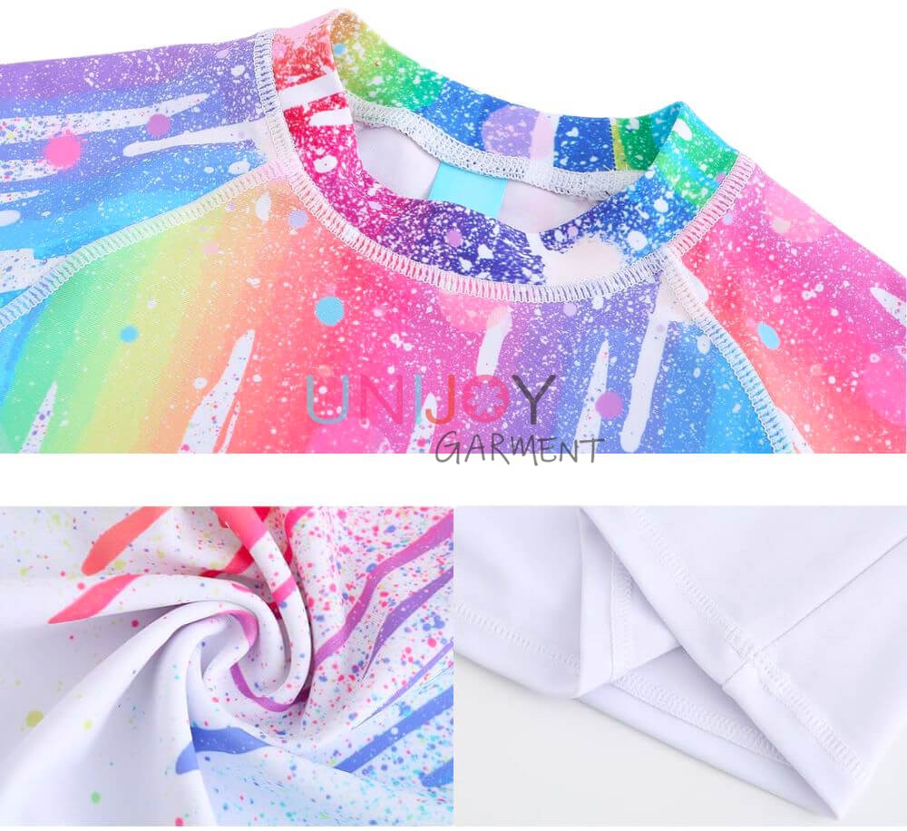 UNGLRG2401-Colorful Splash Print Custom Rashguard