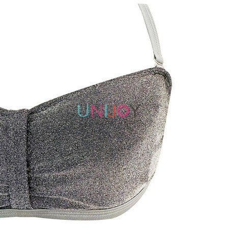 UNWMBK-240617-Grey Glitter Bikini Custom Made Swimwear China