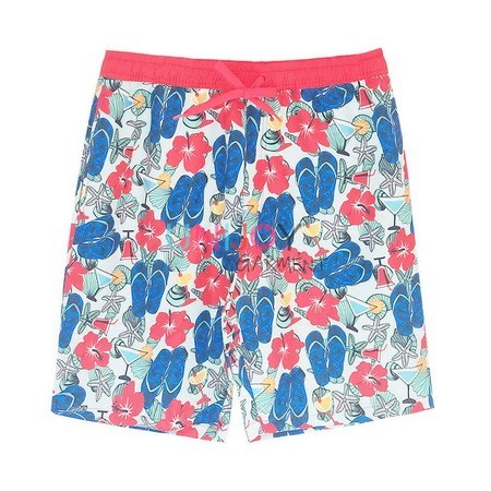 UNMS-2407003-Floral Printed Custom Board Shorts