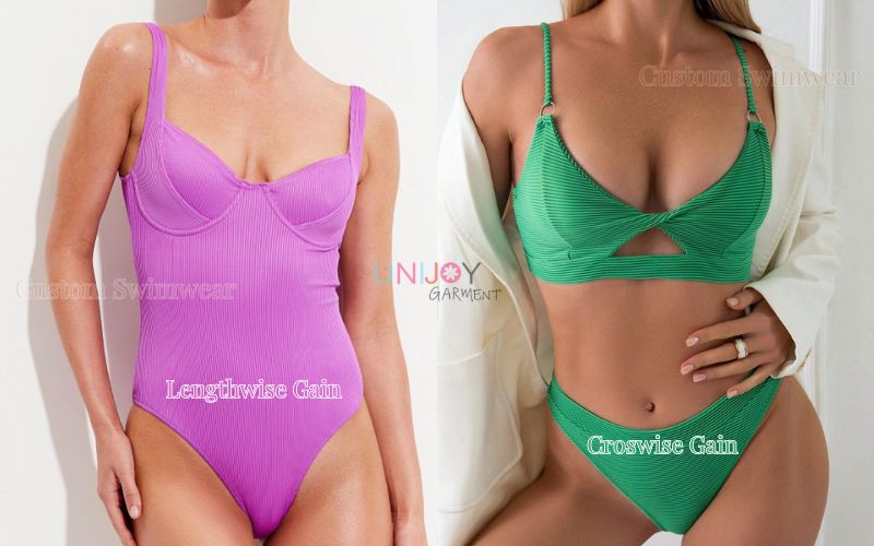 Ribbed Custom Swimwear -Lengthwise vs. Crosswise Grain Cutting