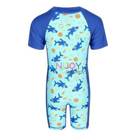 UNBYOP-22051-Underwater World Swim Sunsuit Print Custom Rashguard