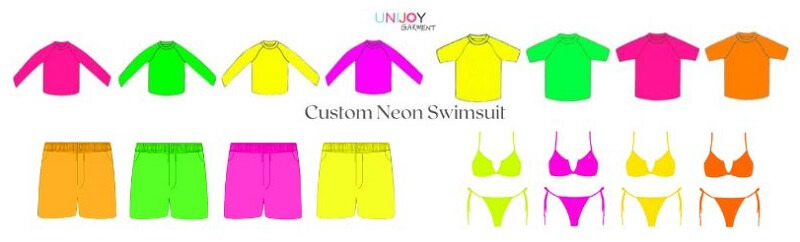 Custom Neon Swimsuit Style