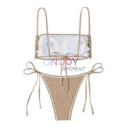 UNWMBK-241101-Custom Made Swimwear Women Blanket Stitch Bikini