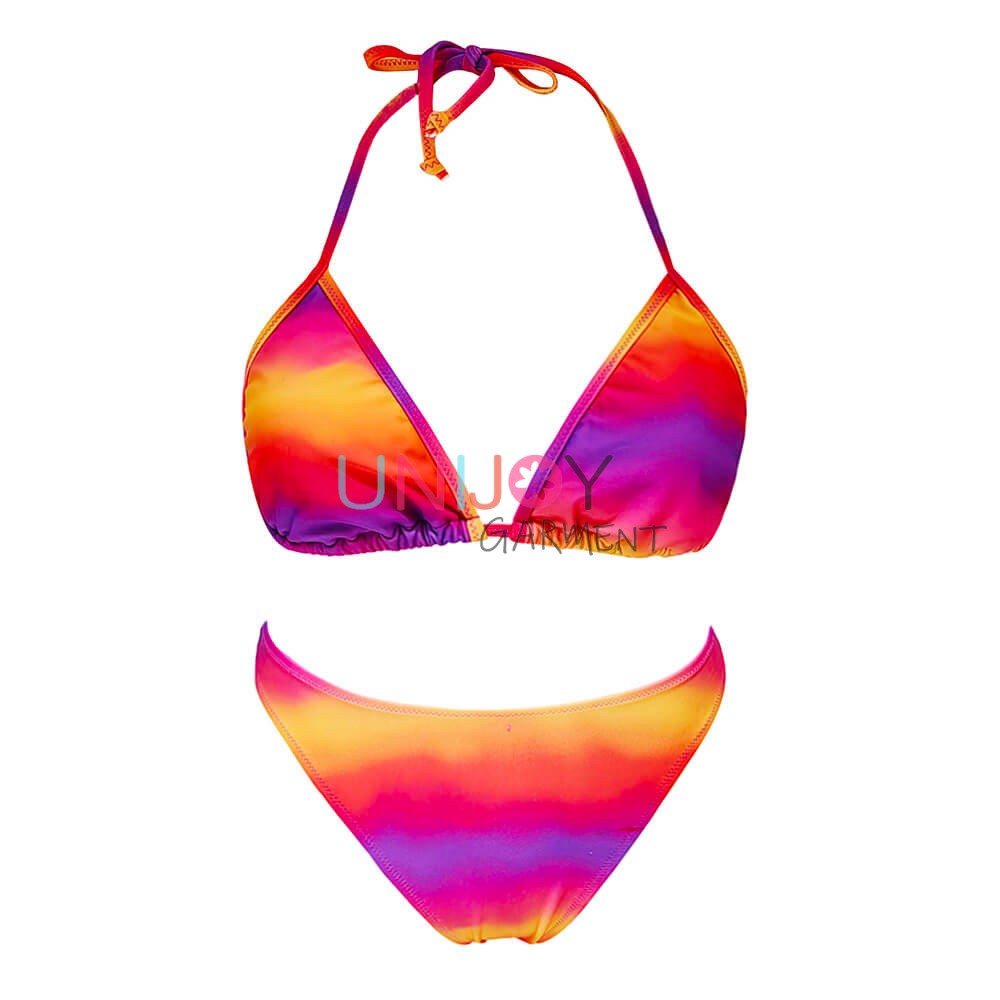 UNWMBK-241126-Ombre Custom Print Swimwear Econyl Bikini Manufacturer