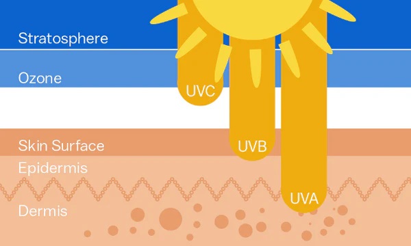 Ultraviolet (UV) rays-UVA-UVB-UVC