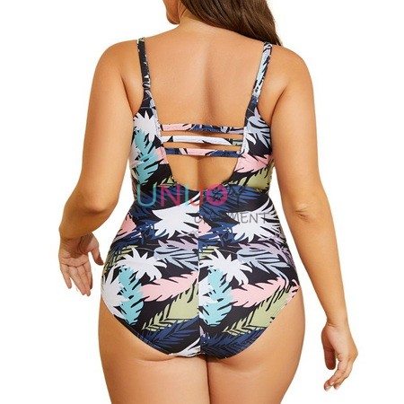 UNWMPLS-24002-Pluz Size Custom One-piece Swimsuit