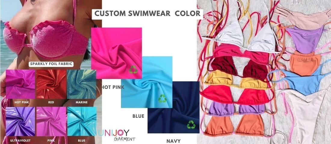 Custom Swimwear color